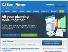 Tablet Screenshot of djeventplanner.com